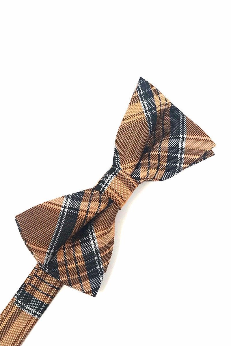 Madison Plaid Kids Bow Tie-1