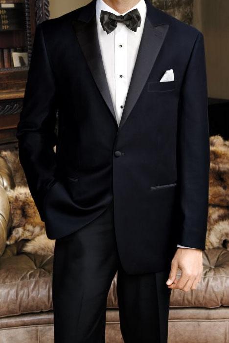 "Kensington" Black Velvet Dinner Jacket (Separates)-0