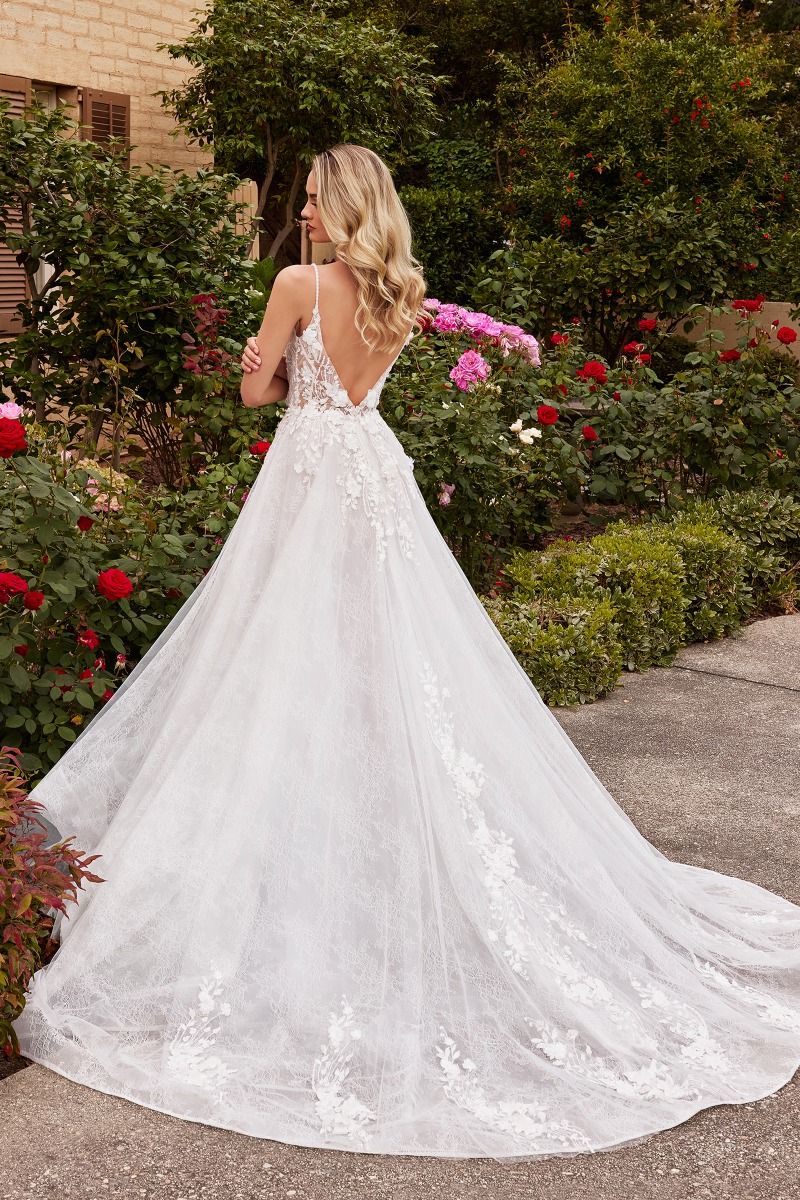 Layered Lace A-Line Bridal Gown-1