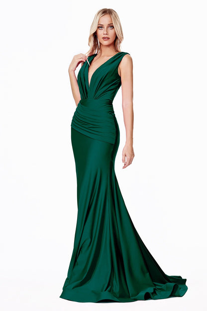 Stretch Jersey Evening Gown-2