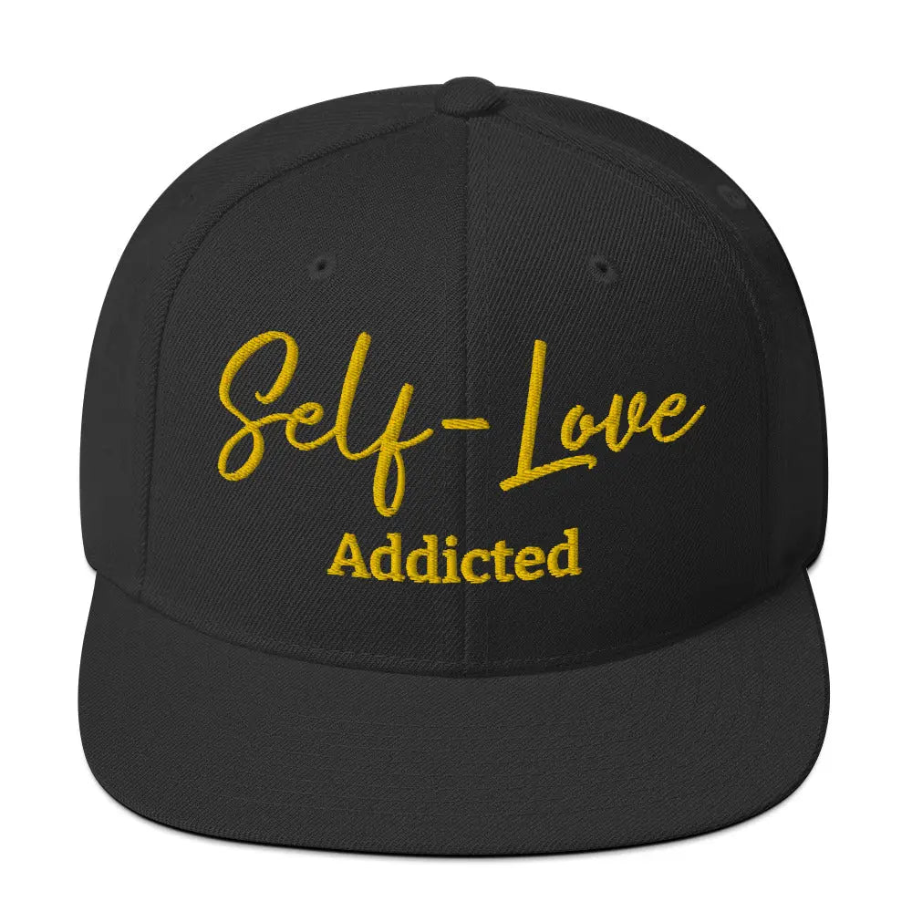 Self Love Addicted Snapback Hat with Embroidery-2