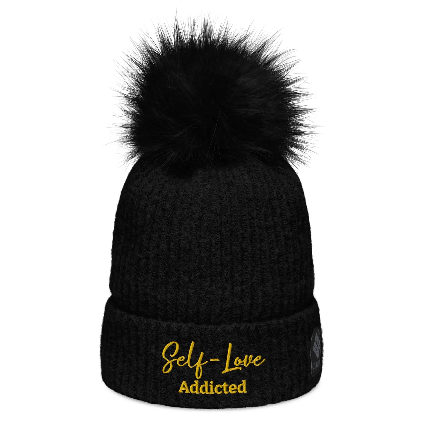 Winter Hats -  Self Love - Columbia pom-pom beanie with Embroidery-0