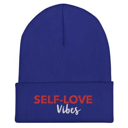 SELF- LOVE VIBES Cuffed Beanie-5