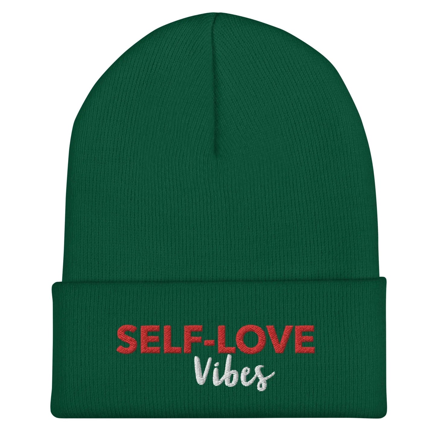 SELF- LOVE VIBES Cuffed Beanie-6