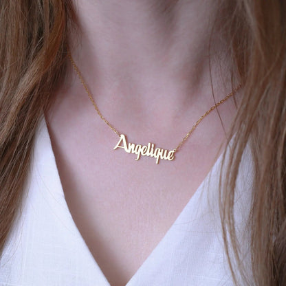 Name Necklace - personalized name necklace-4