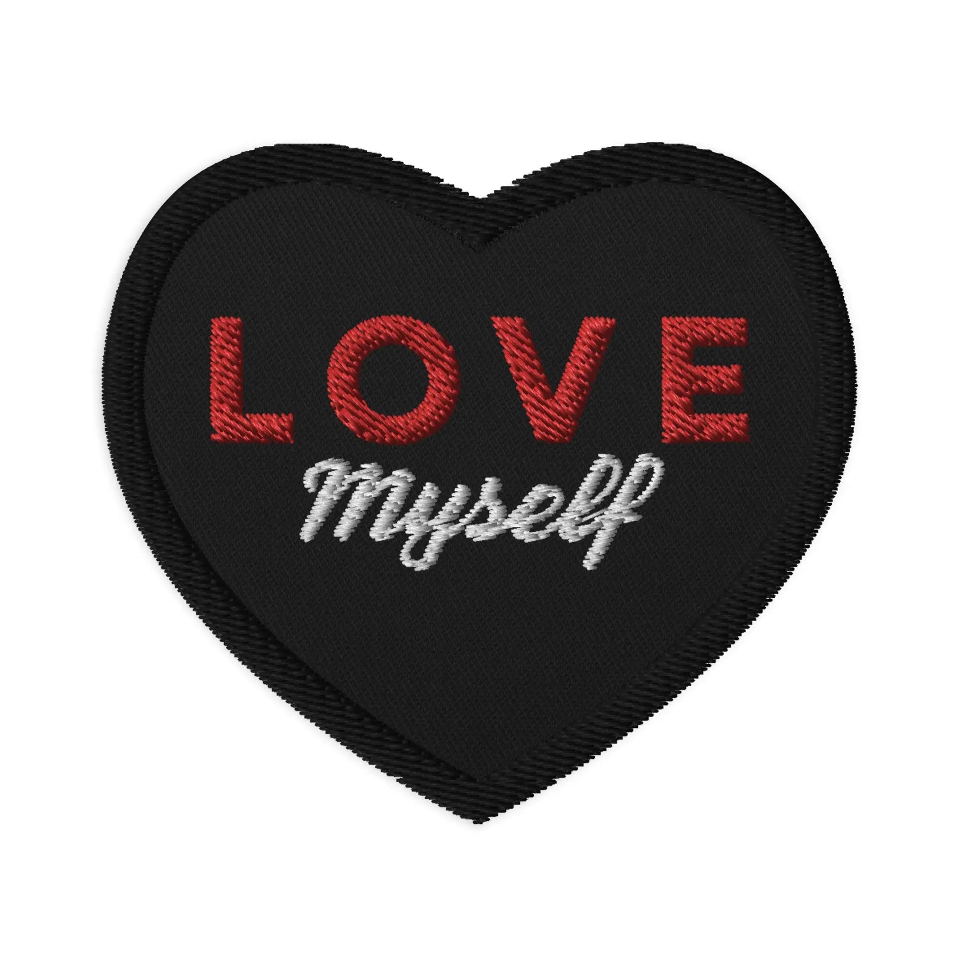 LOVE Myself Embroidered patches Black-0