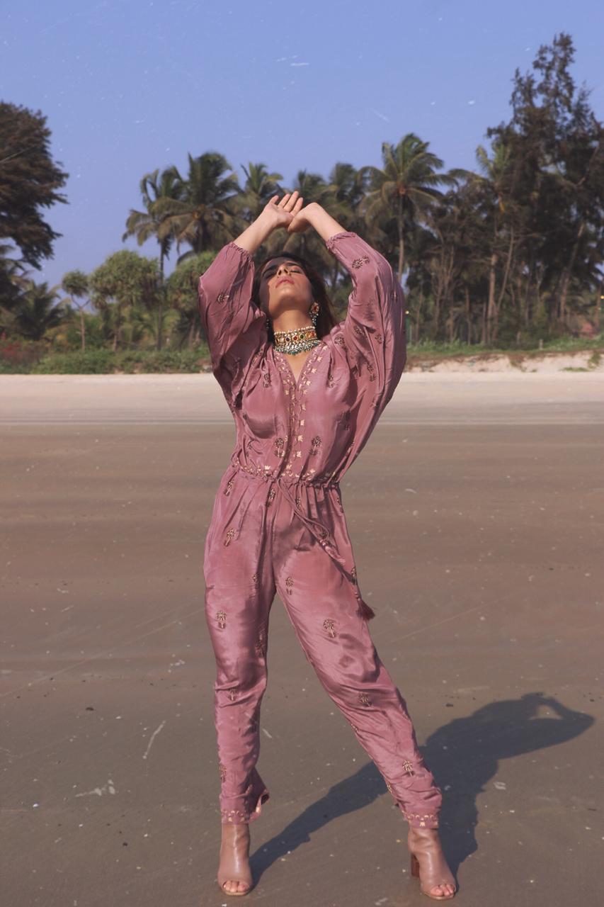 Krshna - Mauve Jumpsuit-2