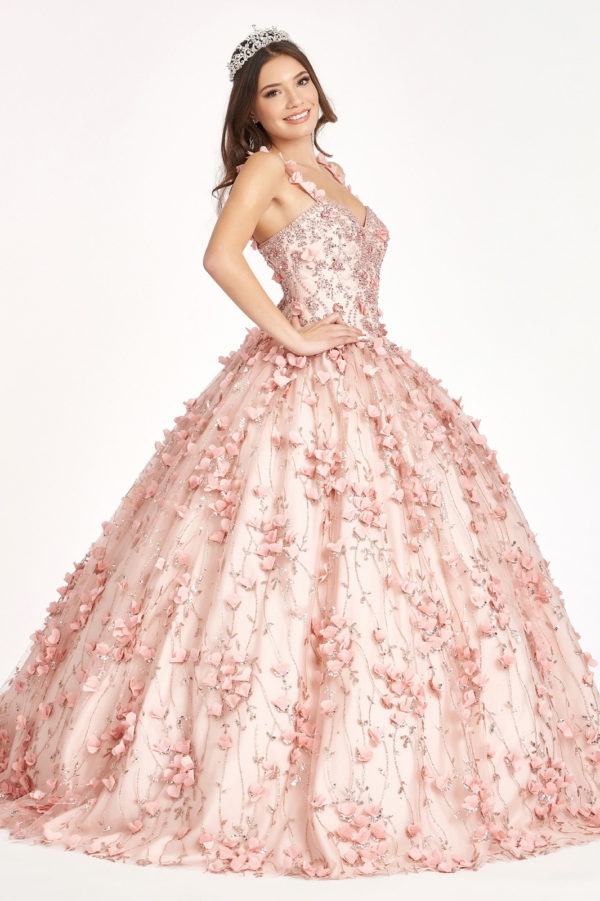 Beads and Jewel Embellished Bodice Sweetheart Quinceanera Dress-1