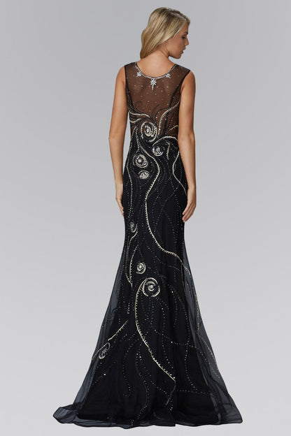 Long Dress with Embroidered Detailing-3