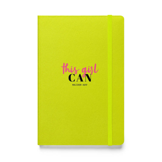 This Girl Can Hardcover bound notebook - JournalBook - stationery-0