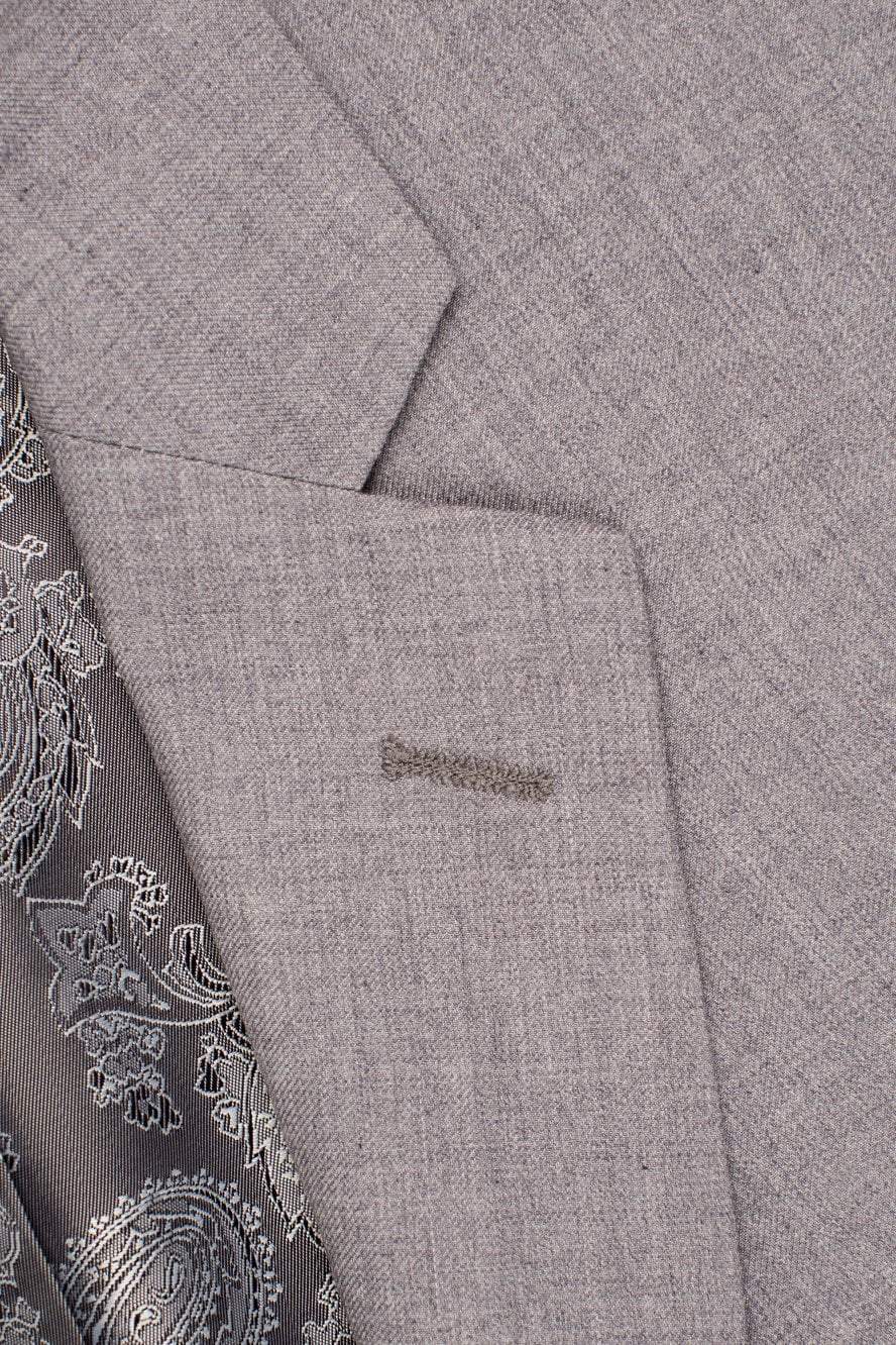 "Madison" Heather Grey Suit Jacket Notch (Separates)-1