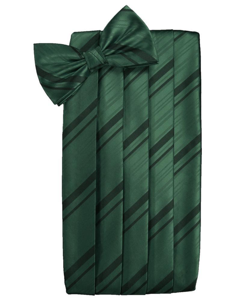 Set Striped Satin Cummerbund & Bow Tie-23