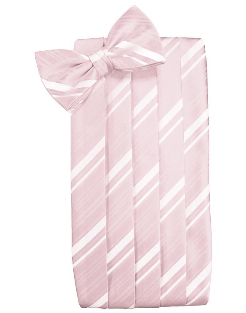 Set Striped Satin Cummerbund & Bow Tie-45