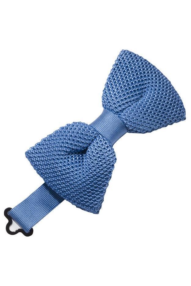 Silk Knit Bow Tie-4