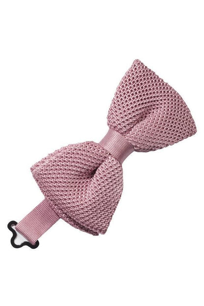 Silk Knit Bow Tie-8