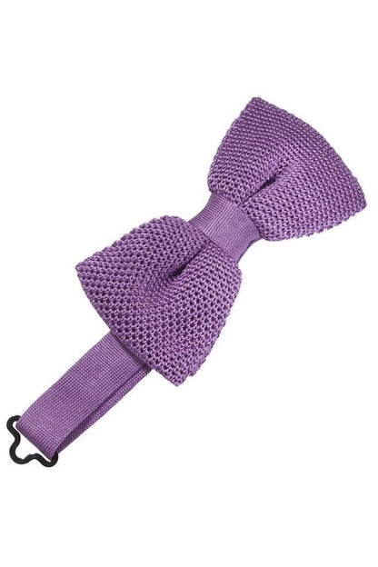 Silk Knit Bow Tie-11