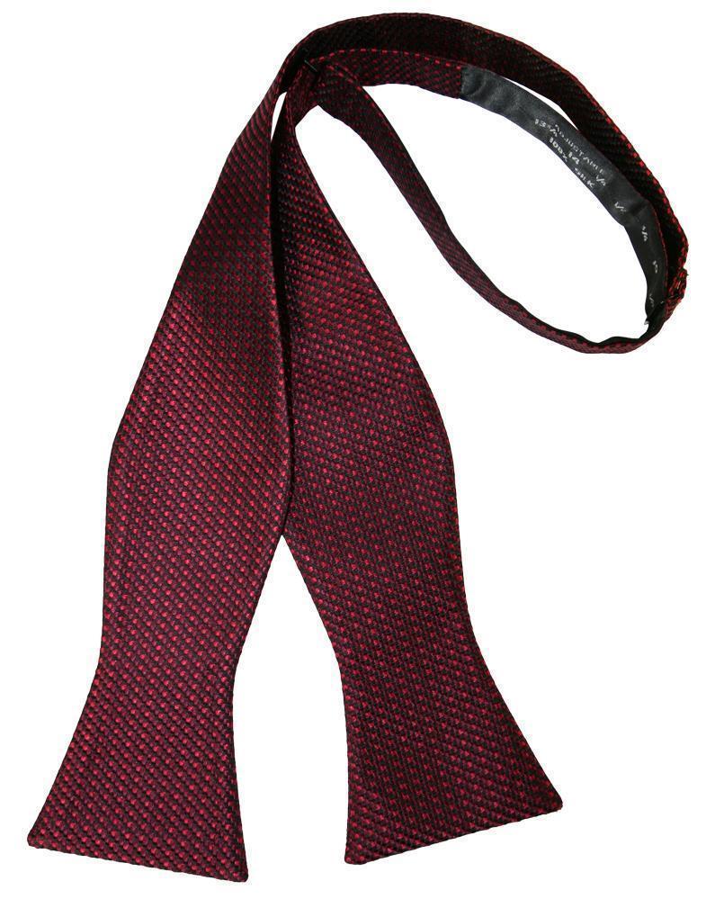 Silk Weave Bow Tie - Self Tie-0