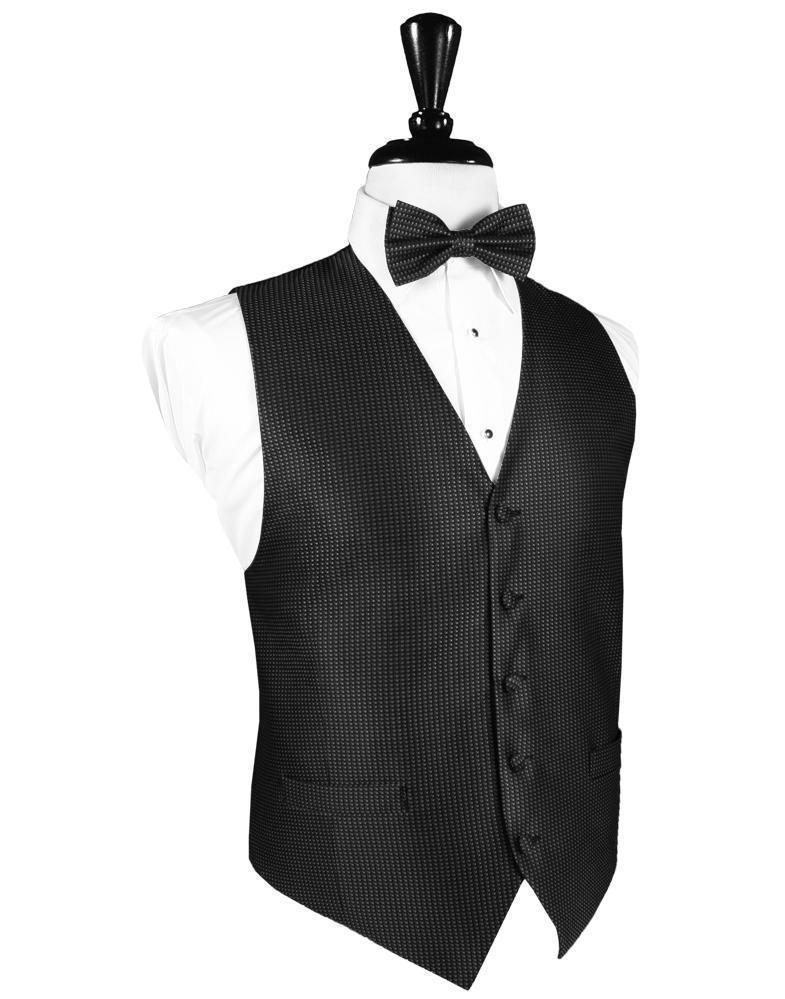 Silk Weave Tuxedo Vest-1