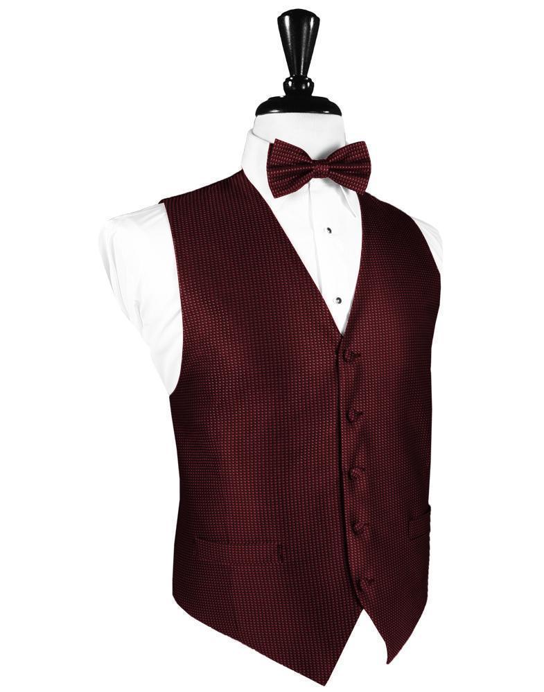 Silk Weave Tuxedo Vest-2