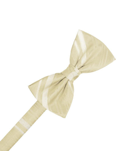 Striped Satin Kids Bow Tie-1