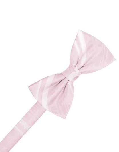 Striped Satin Kids Bow Tie-7