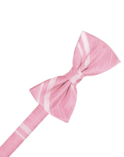 Striped Satin Kids Bow Tie-15