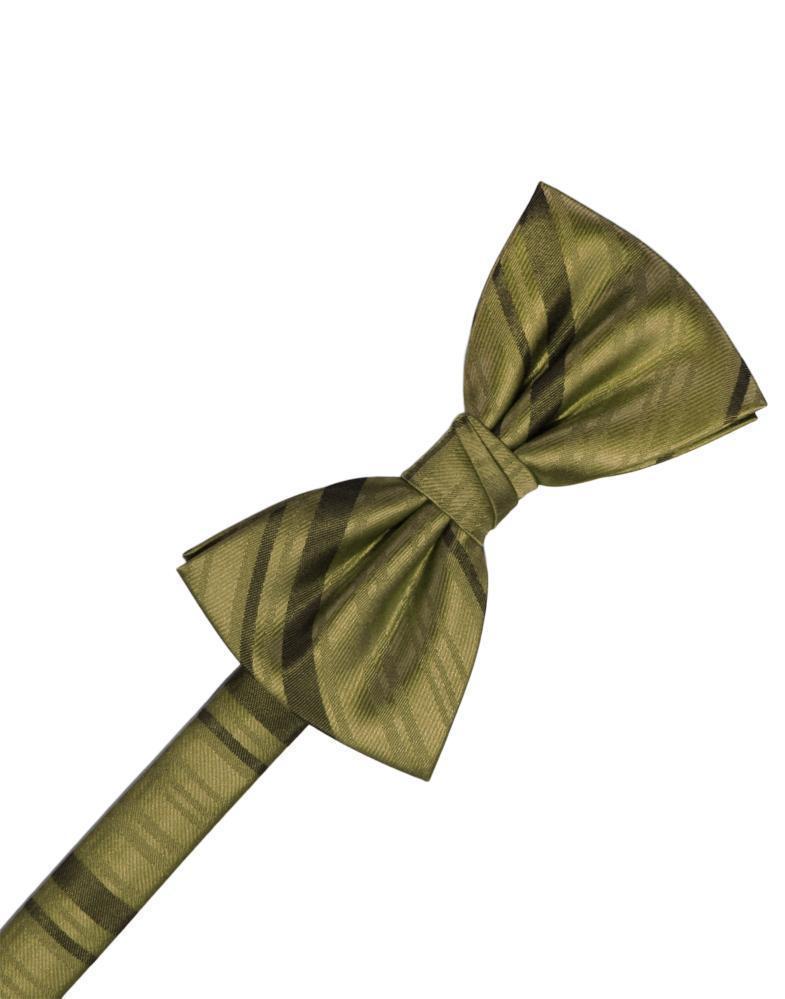 Striped Satin Kids Bow Tie-16