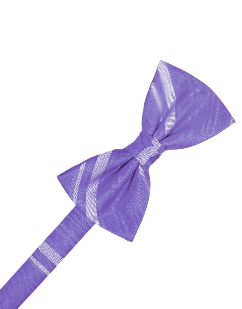 Striped Satin Kids Bow Tie-17