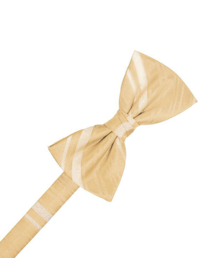 Striped Satin Kids Bow Tie-21