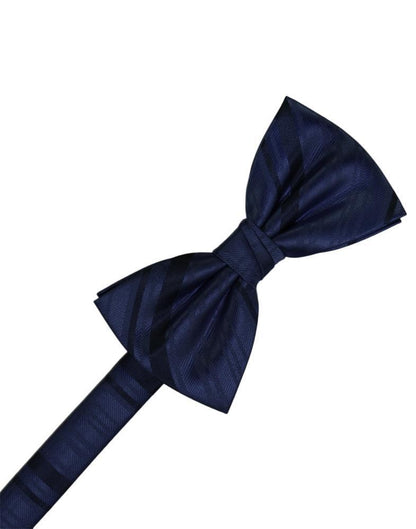 Striped Satin Kids Bow Tie-34