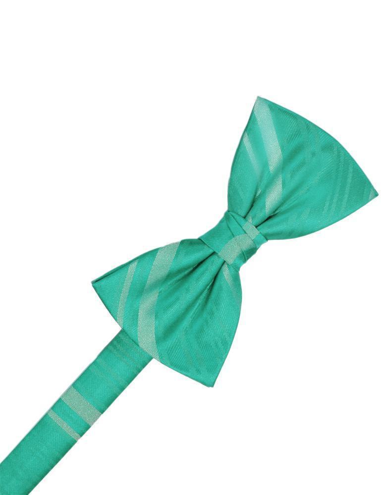 Striped Satin Kids Bow Tie-35