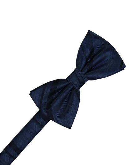 Striped Satin Kids Bow Tie-36