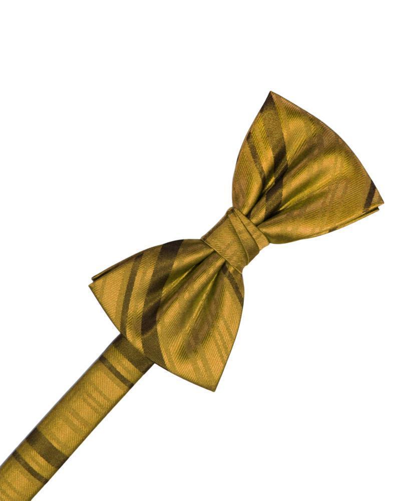 Striped Satin Kids Bow Tie-38