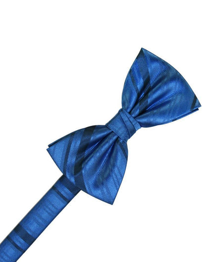 Striped Satin Kids Bow Tie-50