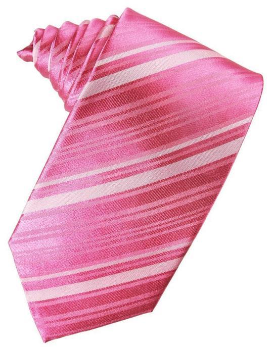 Striped Silk Necktie-5