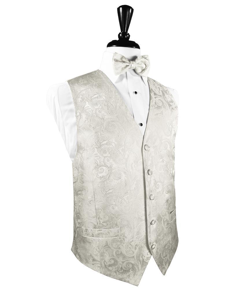 Tapestry Silk Tuxedo Vest-3