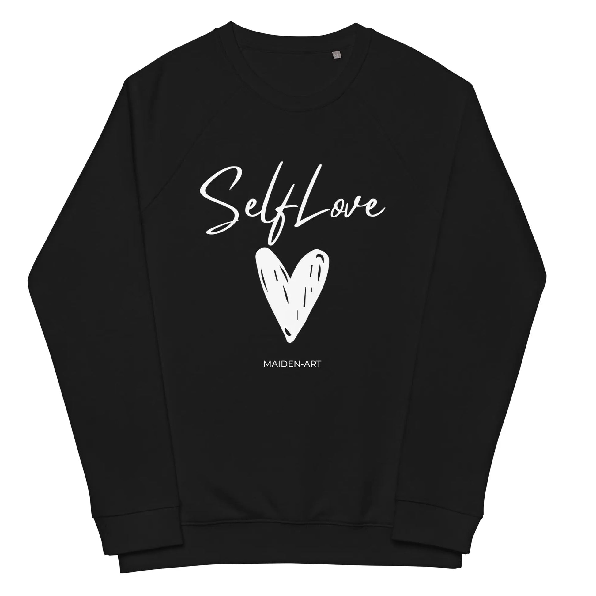 Organic sweatshirt SELF LOVE Unisex organic raglan sweatshirt-2