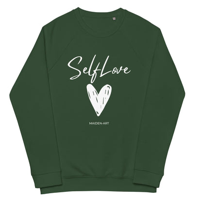 Organic sweatshirt SELF LOVE Unisex organic raglan sweatshirt-7