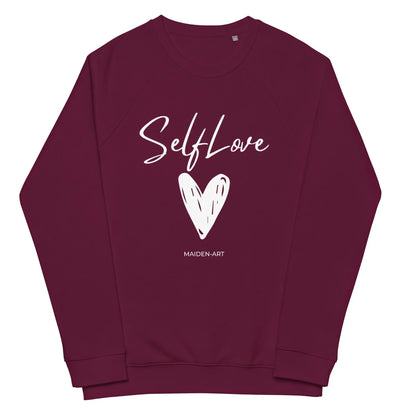 Organic sweatshirt SELF LOVE Unisex organic raglan sweatshirt-5