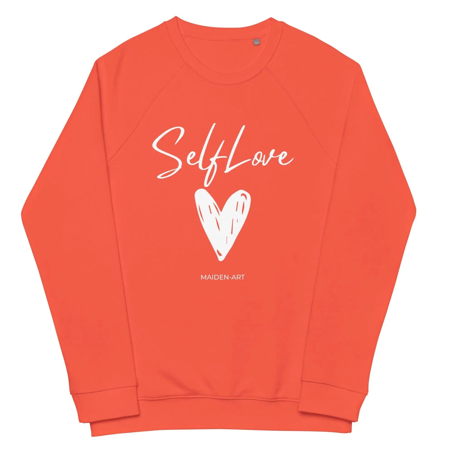 Organic sweatshirt SELF LOVE Unisex organic raglan sweatshirt-0