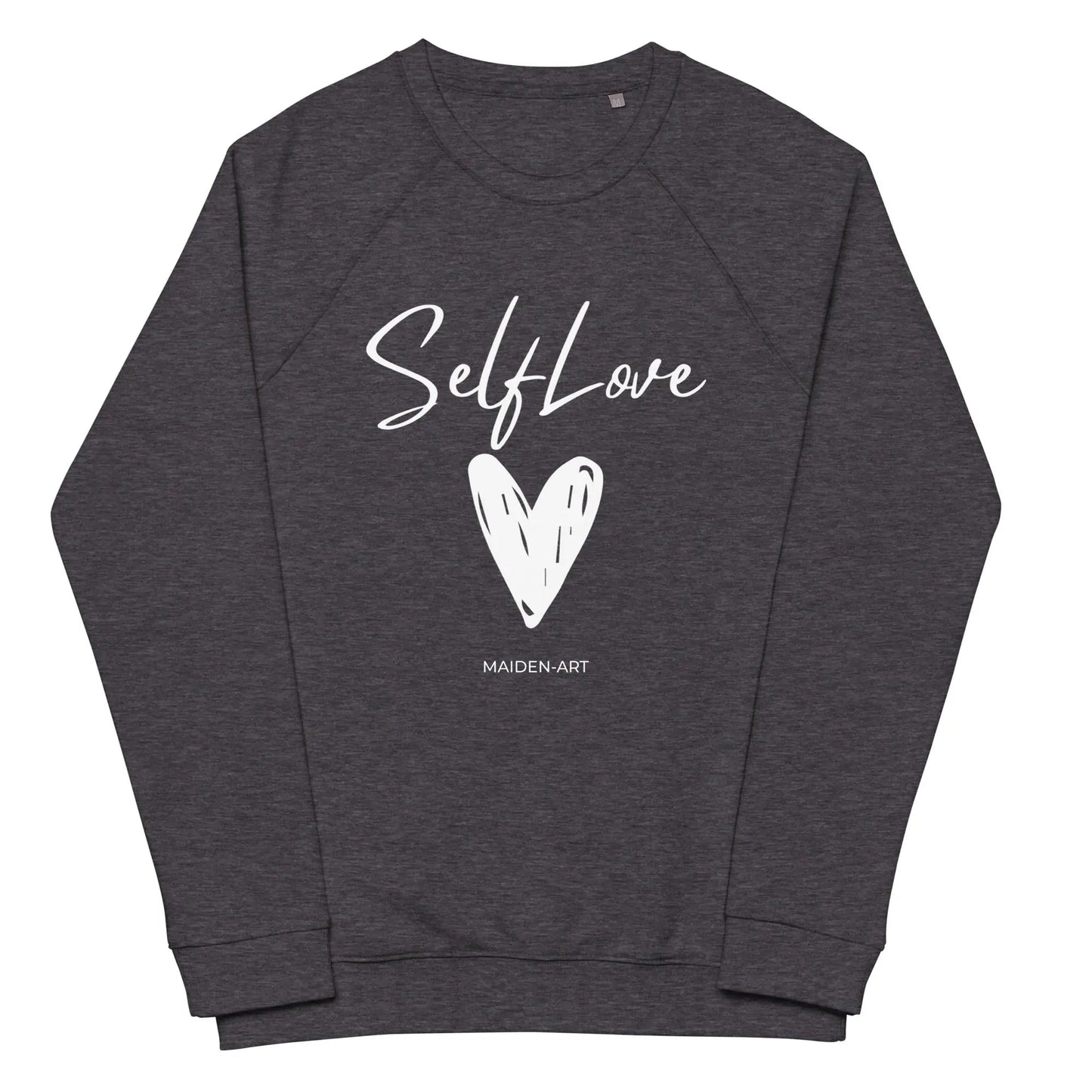 Organic sweatshirt SELF LOVE Unisex organic raglan sweatshirt-6