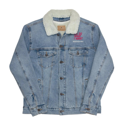 Denim sherpa jacket REBEL GIRL-2