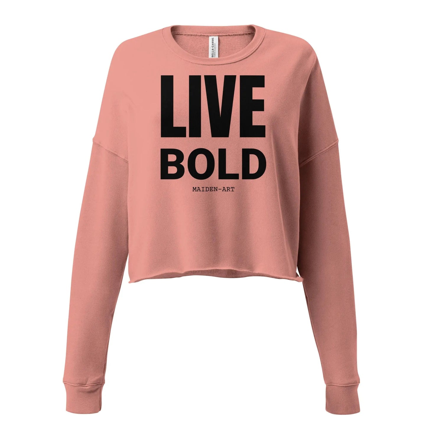 Live Bold Crop Sweatshirt-2